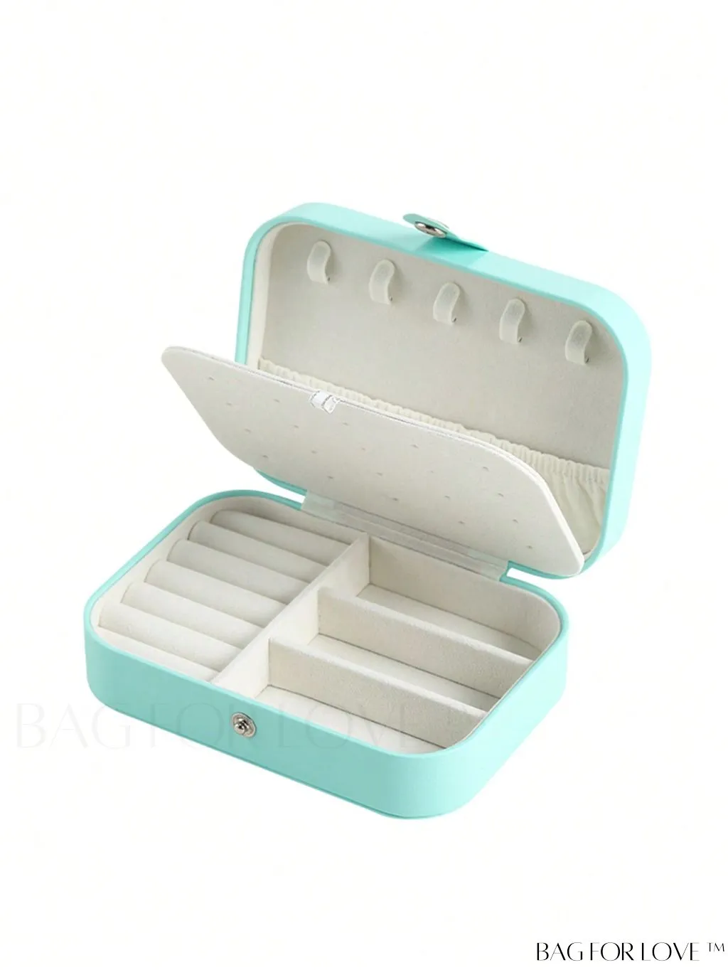 BagForLove - Travel Jewelry Storage Box: Large Capacity for Earrings, Necklace - Ideal Mothers Day Gift