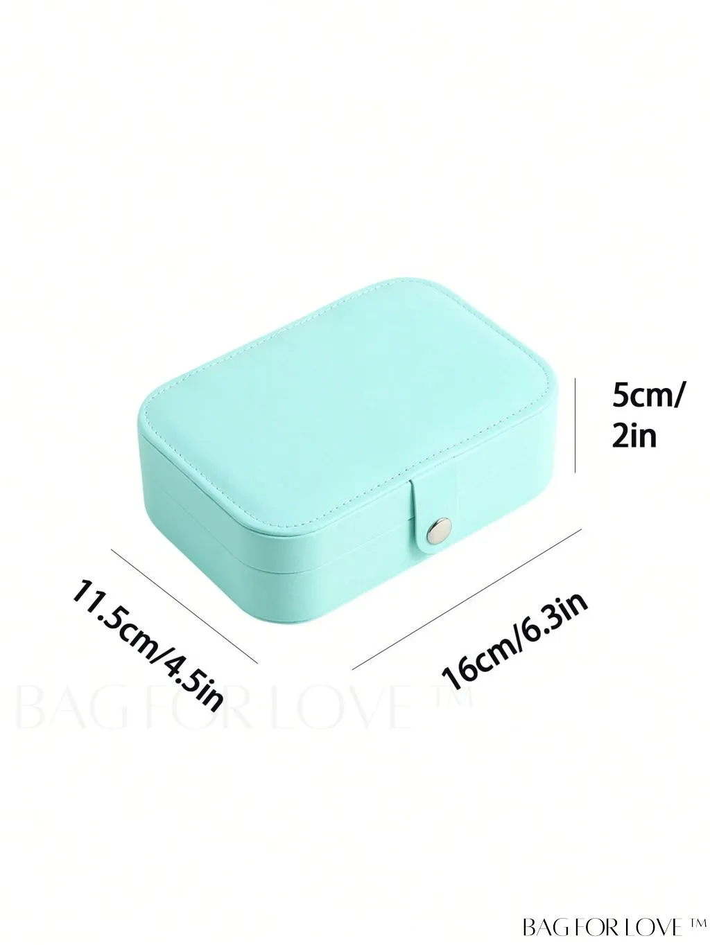 BagForLove - Travel Jewelry Storage Box: Large Capacity for Earrings, Necklace - Ideal Mothers Day Gift