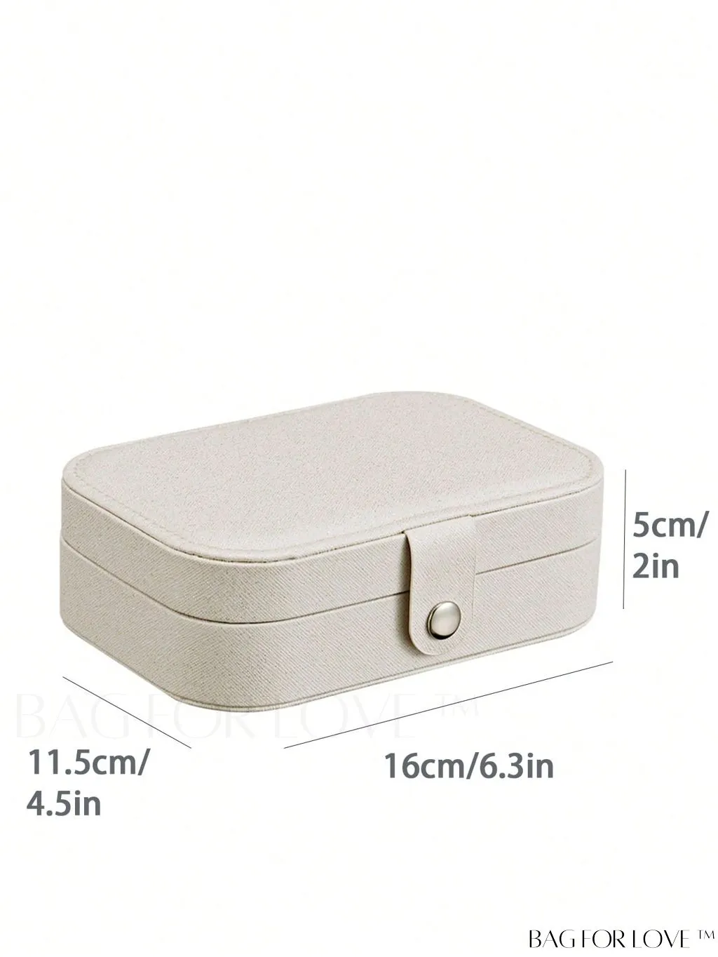 BagForLove - Travel Jewelry Storage Box: Large Capacity for Earrings, Necklace - Ideal Mothers Day Gift