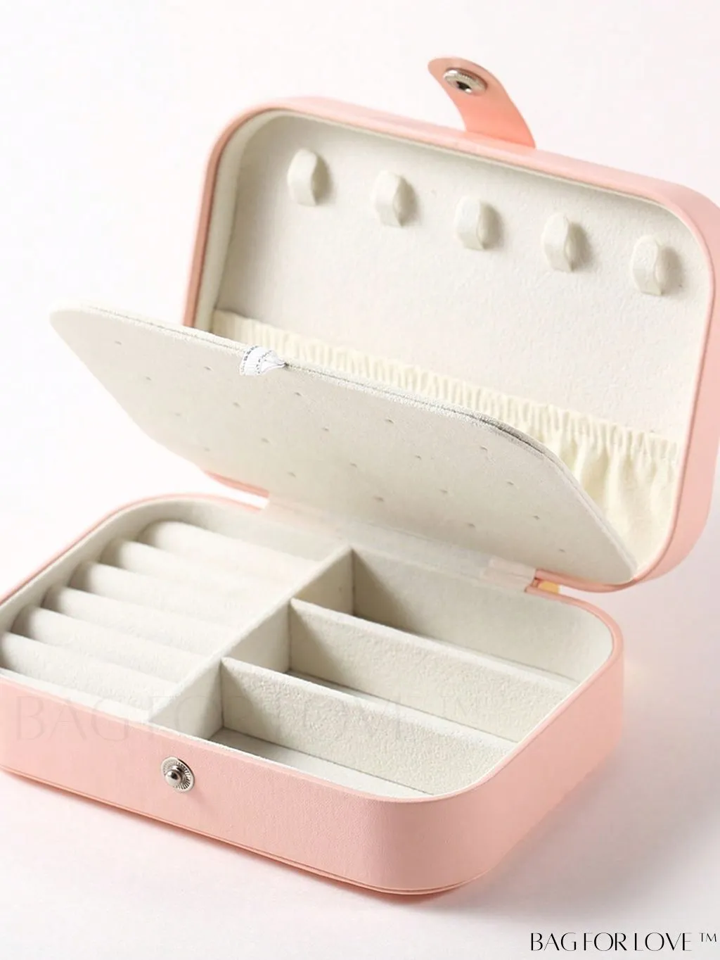 BagForLove - Travel Jewelry Storage Box: Large Capacity for Earrings, Necklace - Ideal Mothers Day Gift