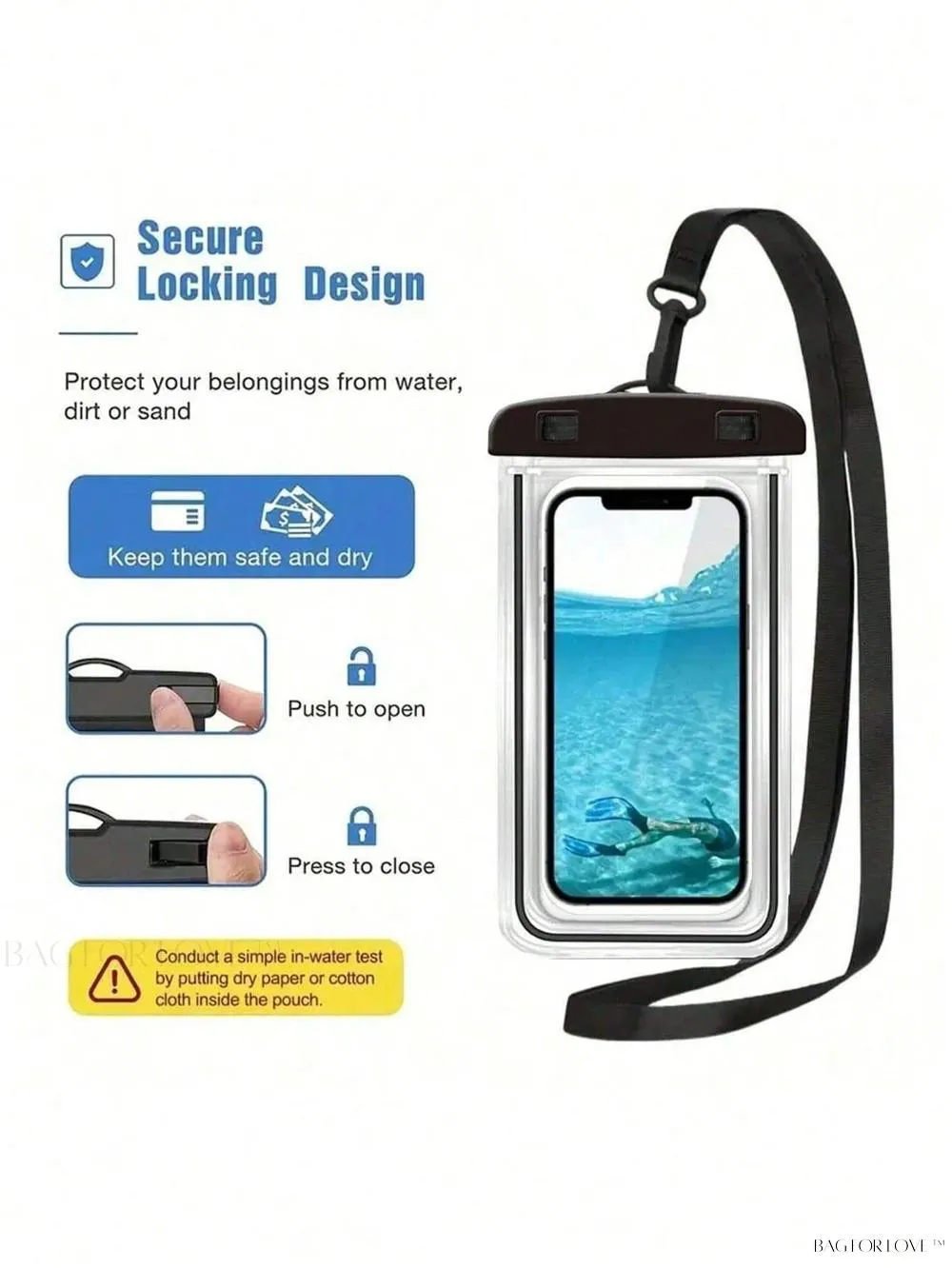 BagForLove - Universal Waterproof Phone Case for Ladies