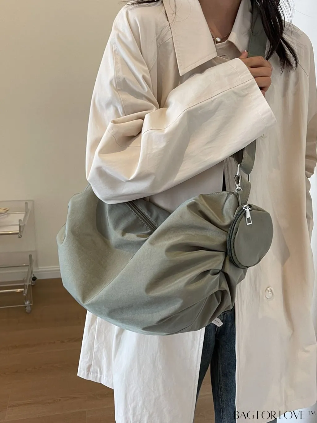 BagForLove - Versatile Canvas Commuting Shoulder Bag: Large Capacity for Women, Ideal for Students