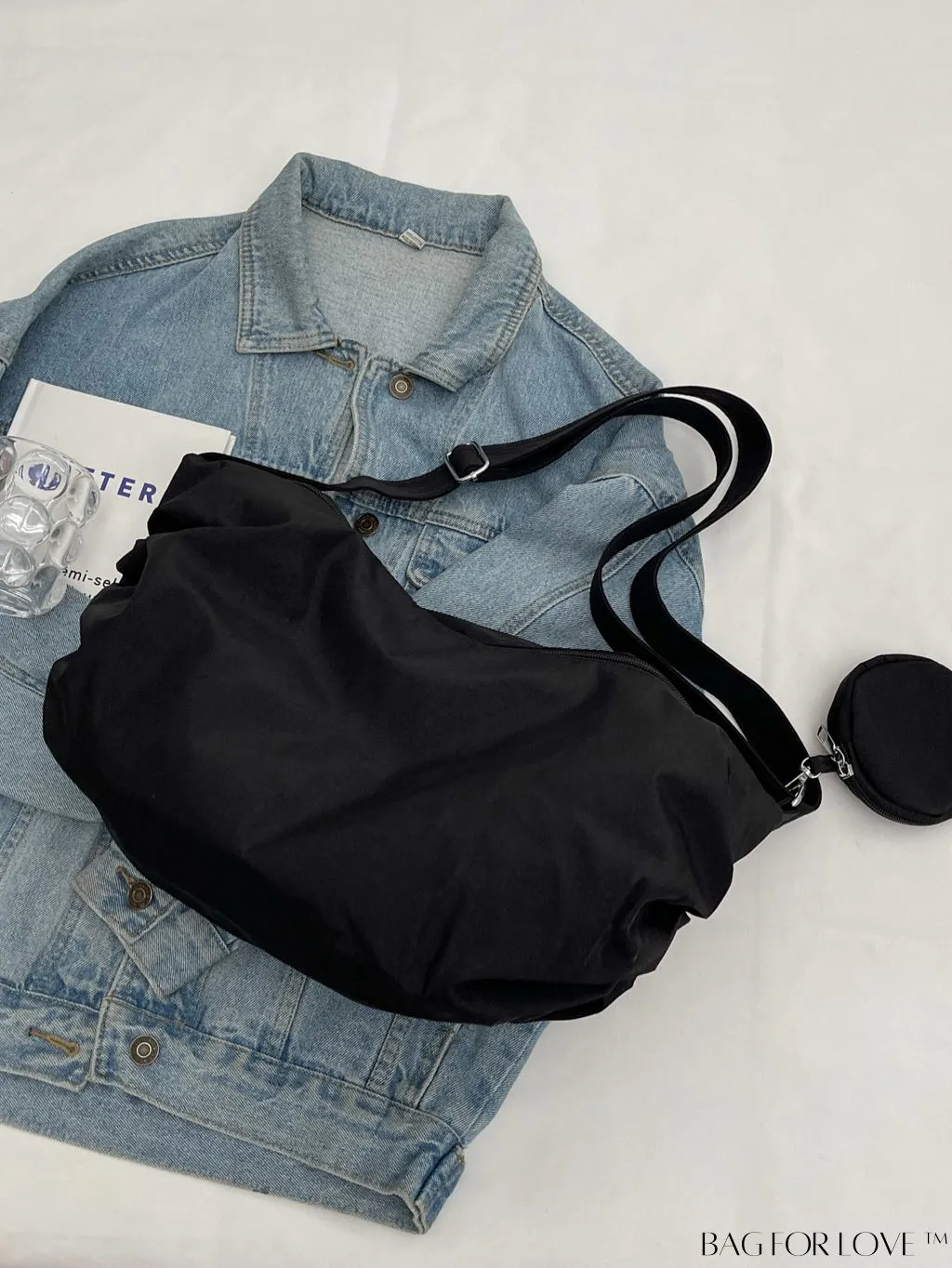 BagForLove - Versatile Canvas Commuting Shoulder Bag: Large Capacity for Women, Ideal for Students