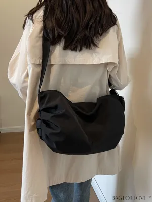 BagForLove - Versatile Canvas Commuting Shoulder Bag: Large Capacity for Women, Ideal for Students