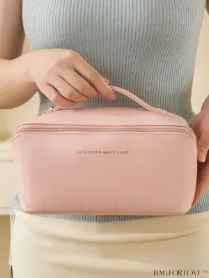 BagForLove - Versatile PU Travel Cosmetic Bag - Large Capacity, Portable Organizer for Womens Toiletries