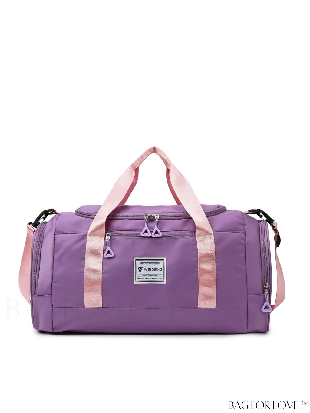 BagForLove - Versatile Travel Duffel Bag with Separate Wet/Dry Compartment for Sport, Gym, and Travel