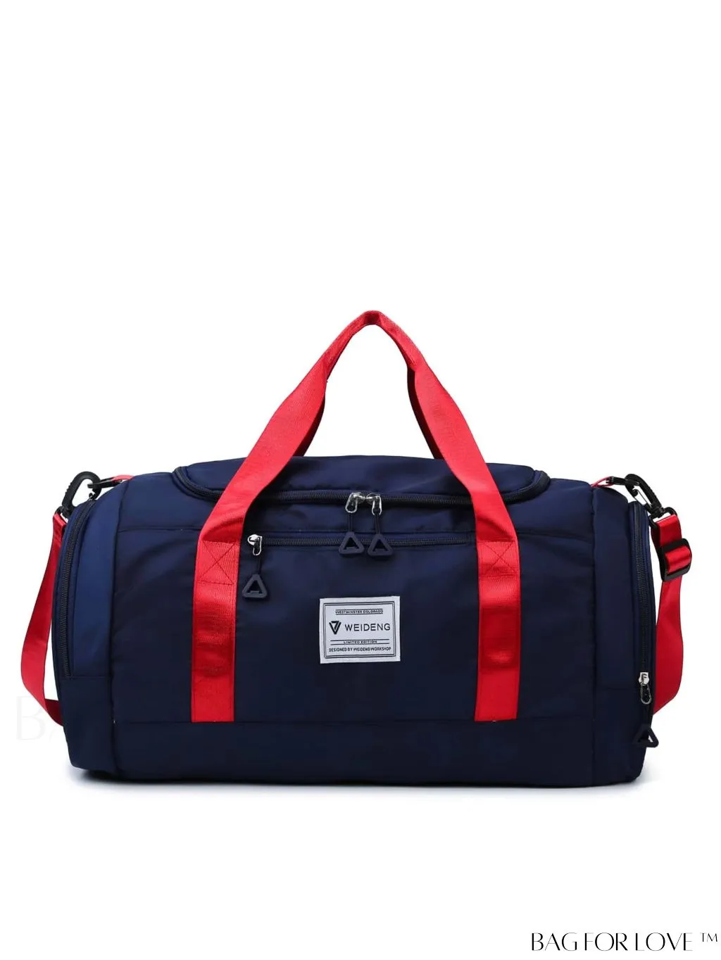 BagForLove - Versatile Travel Duffel Bag with Separate Wet/Dry Compartment for Sport, Gym, and Travel