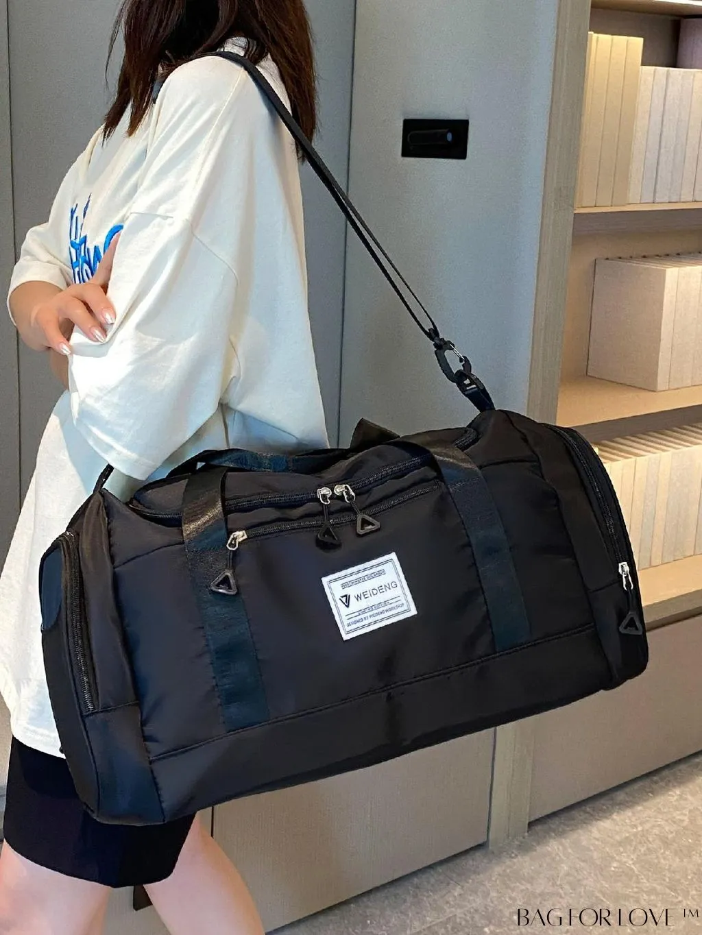 BagForLove - Versatile Travel Duffel Bag with Separate Wet/Dry Compartment for Sport, Gym, and Travel