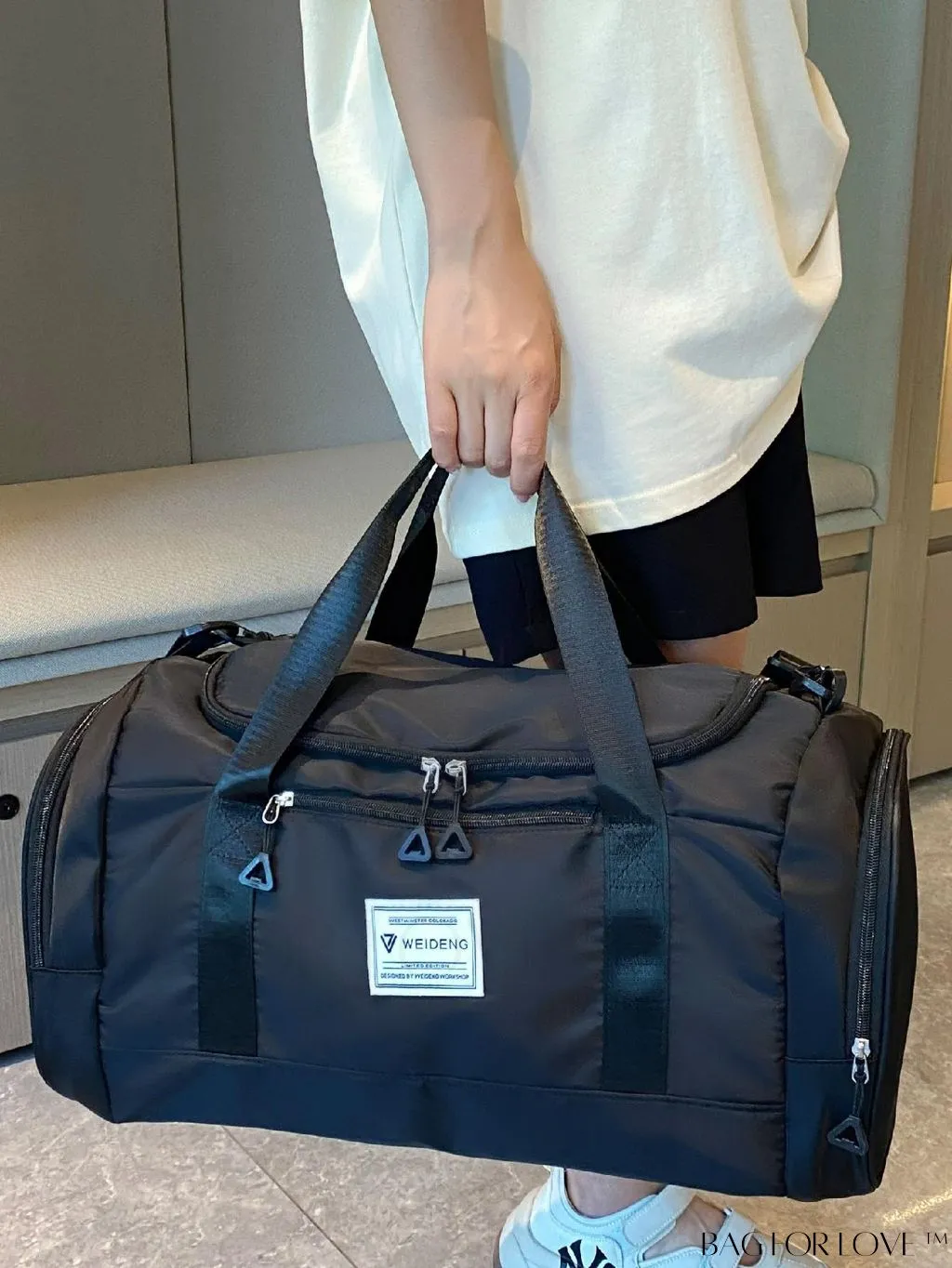 BagForLove - Versatile Travel Duffel Bag with Separate Wet/Dry Compartment for Sport, Gym, and Travel