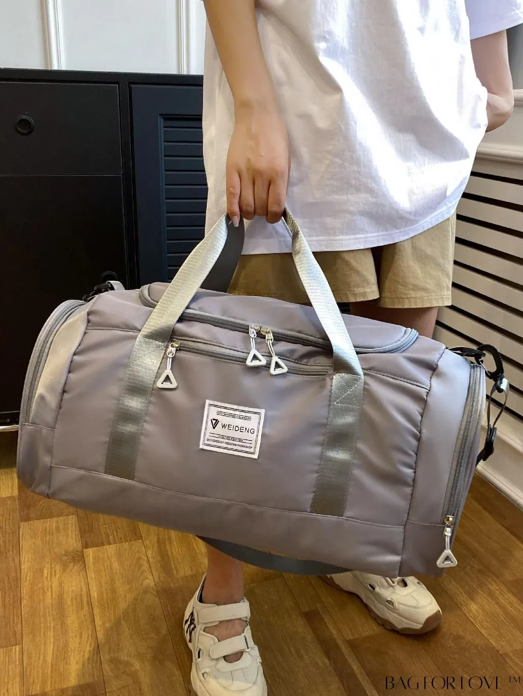 BagForLove - Versatile Travel Duffel Bag with Separate Wet/Dry Compartment for Sport, Gym, and Travel