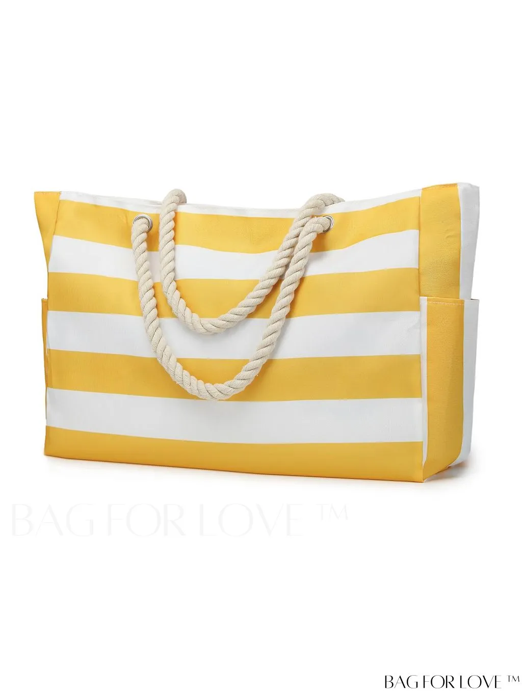 BagForLove - Womens Waterproof Beach Tote: Spacious, Sand-Proof Bag with Zipper - Ideal for Pool and Swim