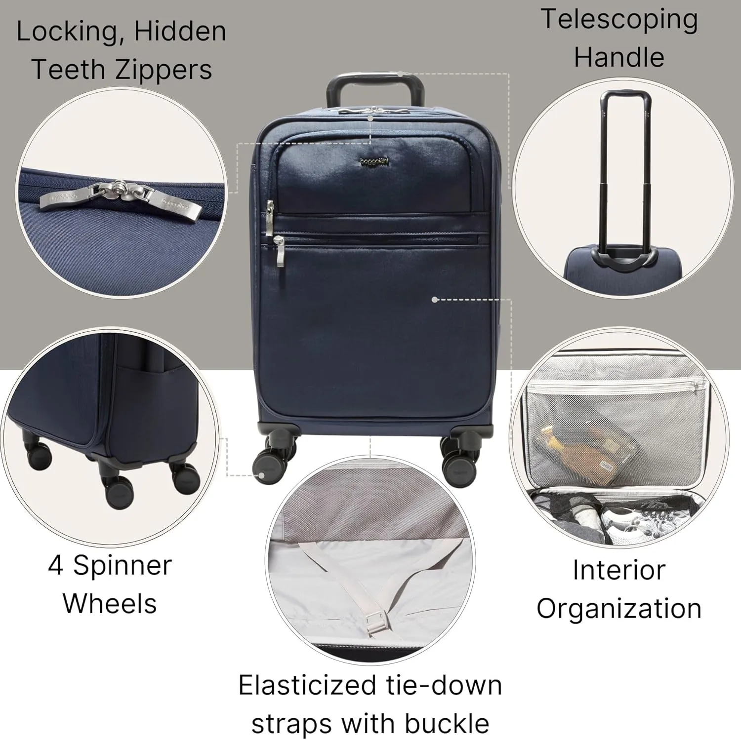 Baggallini 4 Wheel Carry-On