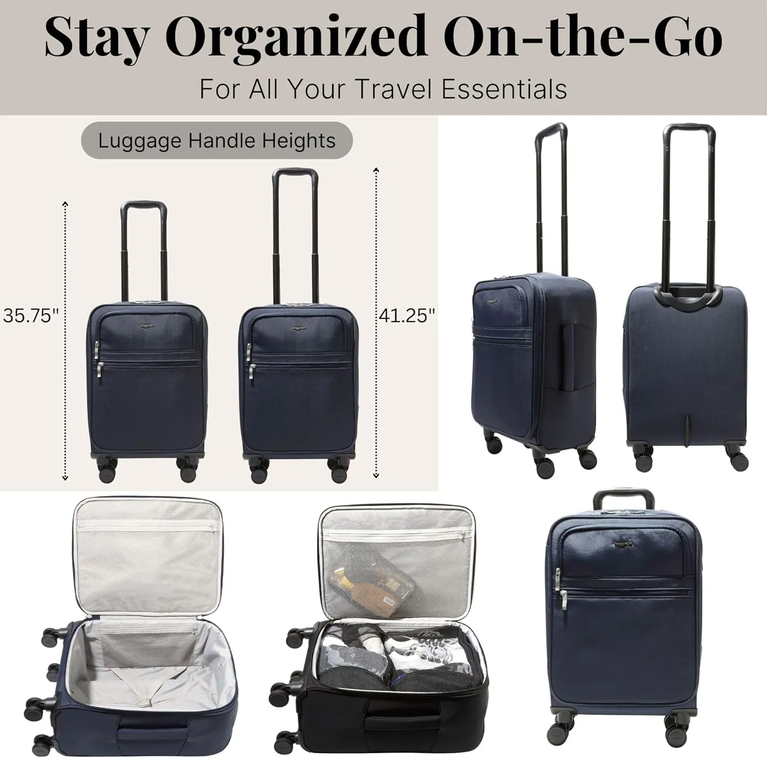 Baggallini 4 Wheel Carry-On