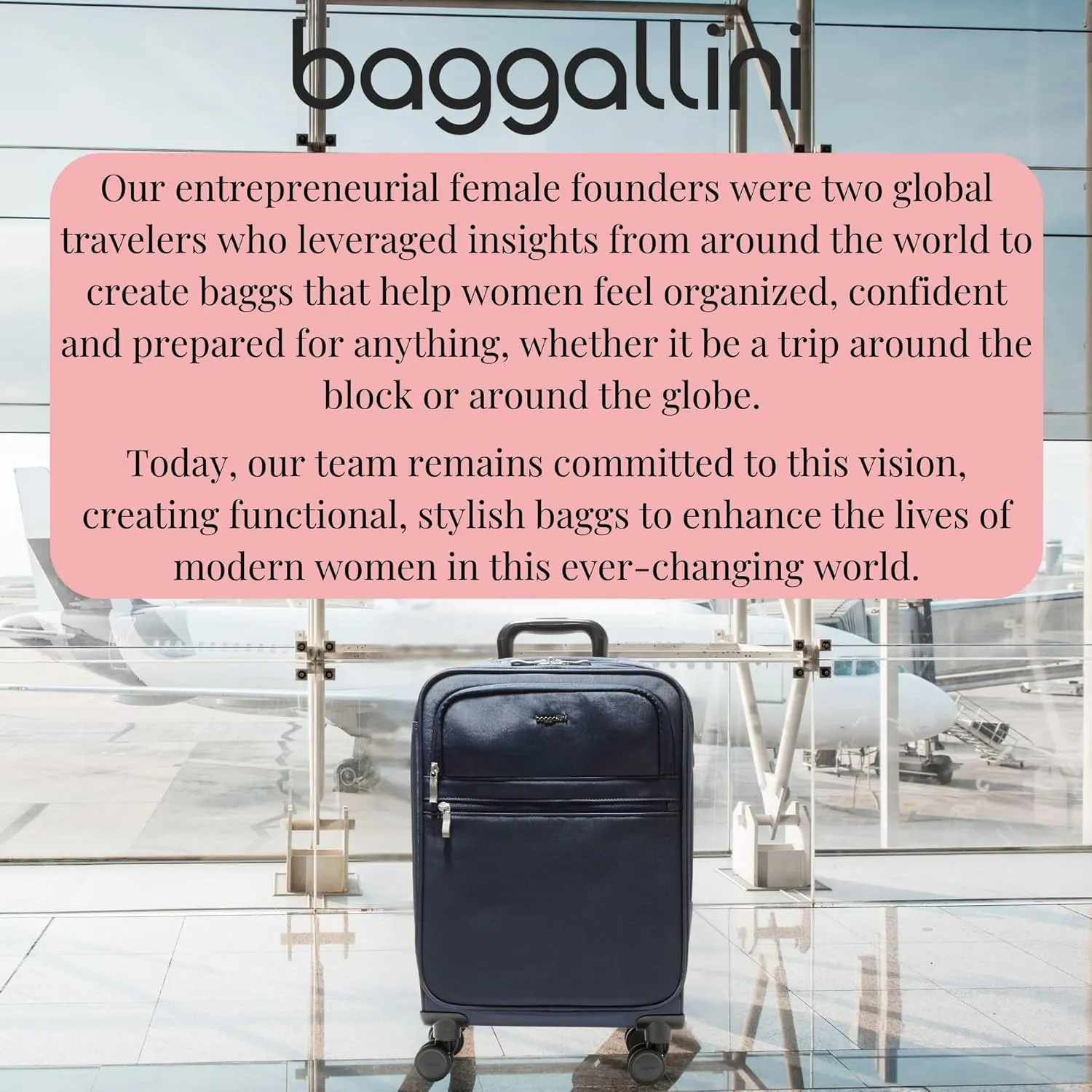 Baggallini 4 Wheel Carry-On