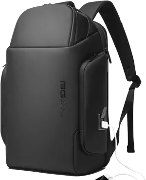 BANGE Business Backpack for Work, Laptop Backpack Fits 15.6 Inch Notebook, Travel Business Work Backpack with USB3.0 Fast Charging Port