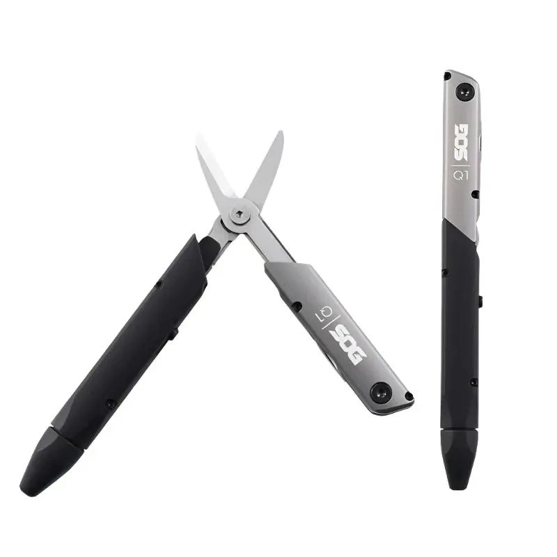 Baton Q1 Multi-Tool for Office and Everyday Carry - Scissors, Pen, Opener, Screwdriver