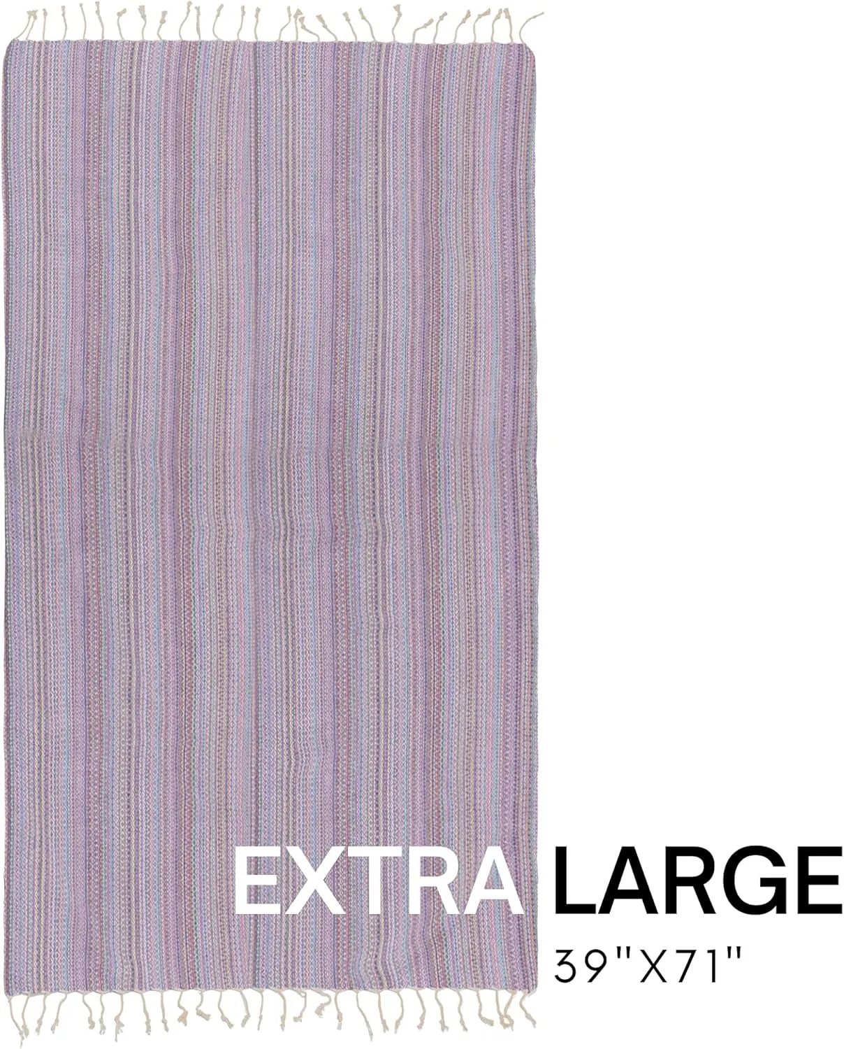 BAY LAUREL Turkish Beach Towel with Travel Bag 39 x 71 Quick Dry Sand Free Lightweight Large Oversized Towels Light