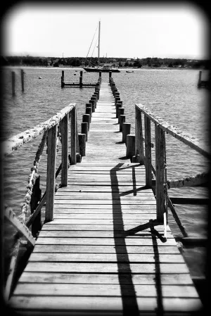 Beach 28 BW Holga Poster Print - Rachel Lee (18 x 24)