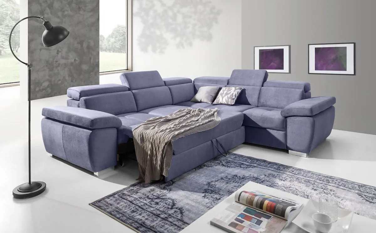 Bed Supportive team Shockproof Sofa Corner Rosso