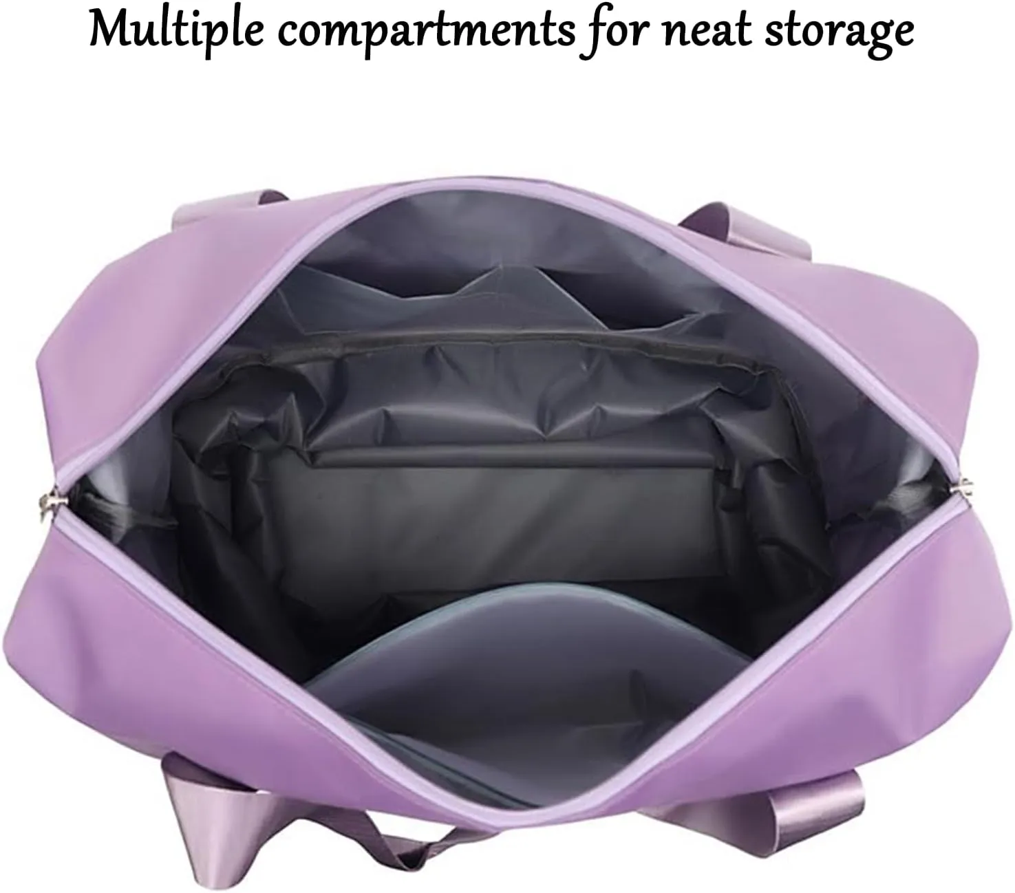 Beente | Kulken Travel Bag with Wheels, 2025 New Large Capacity Duffle Bag Universal Wheel Removable Foldable Suitcase (Black)