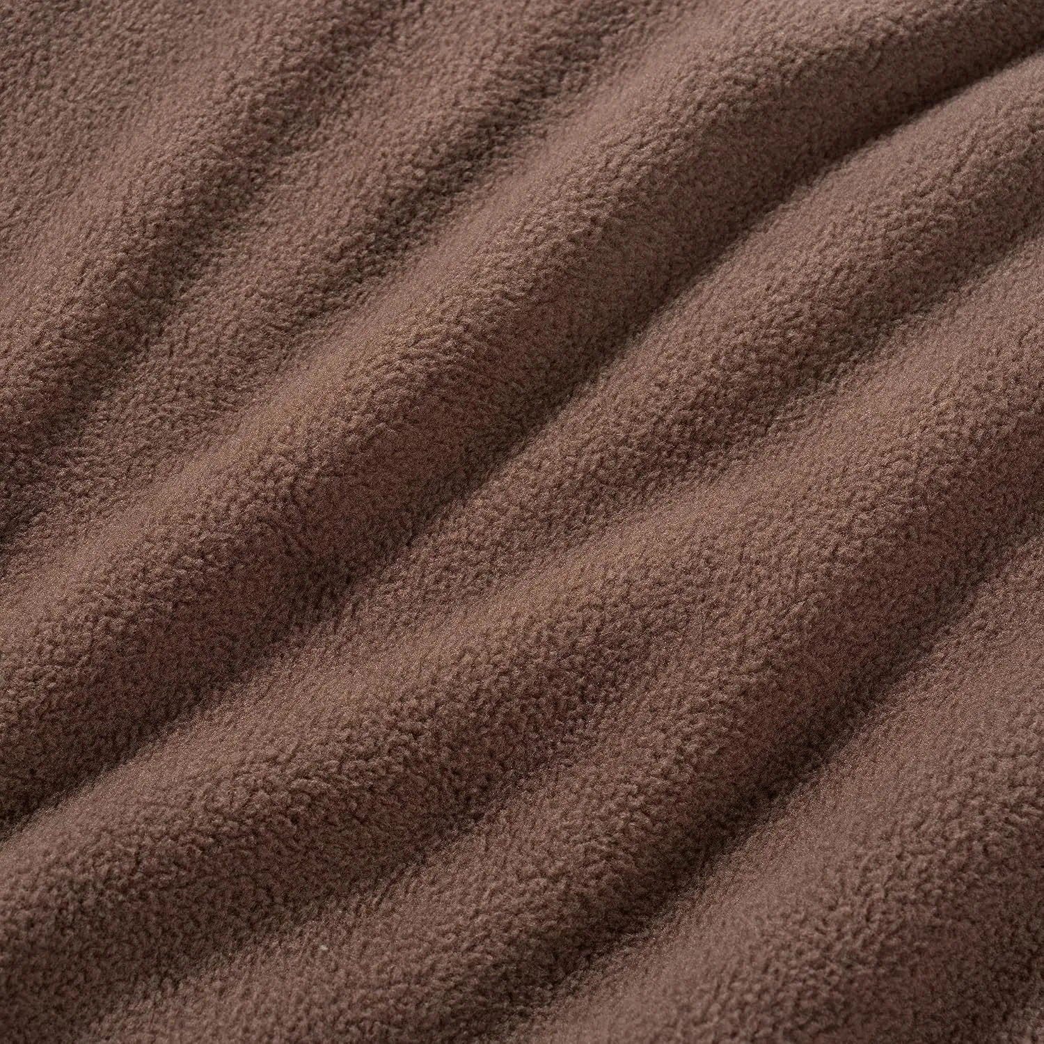 Berkshire Blanket Microfleece Throw Size Bed Throw Blanket Taupe, Lightweight Soft Breathable Plush Micro Fleece Throw Blanket for Travel, Bed and Couch, 50x60 Inches