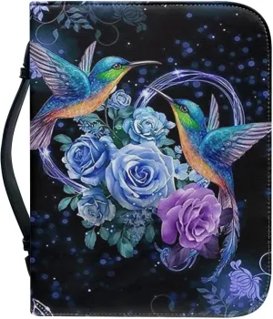 Bible Cover Case PU Leather Book Cover for Women Girls, Large Capacity Scripture Bag Bible Cover Bags