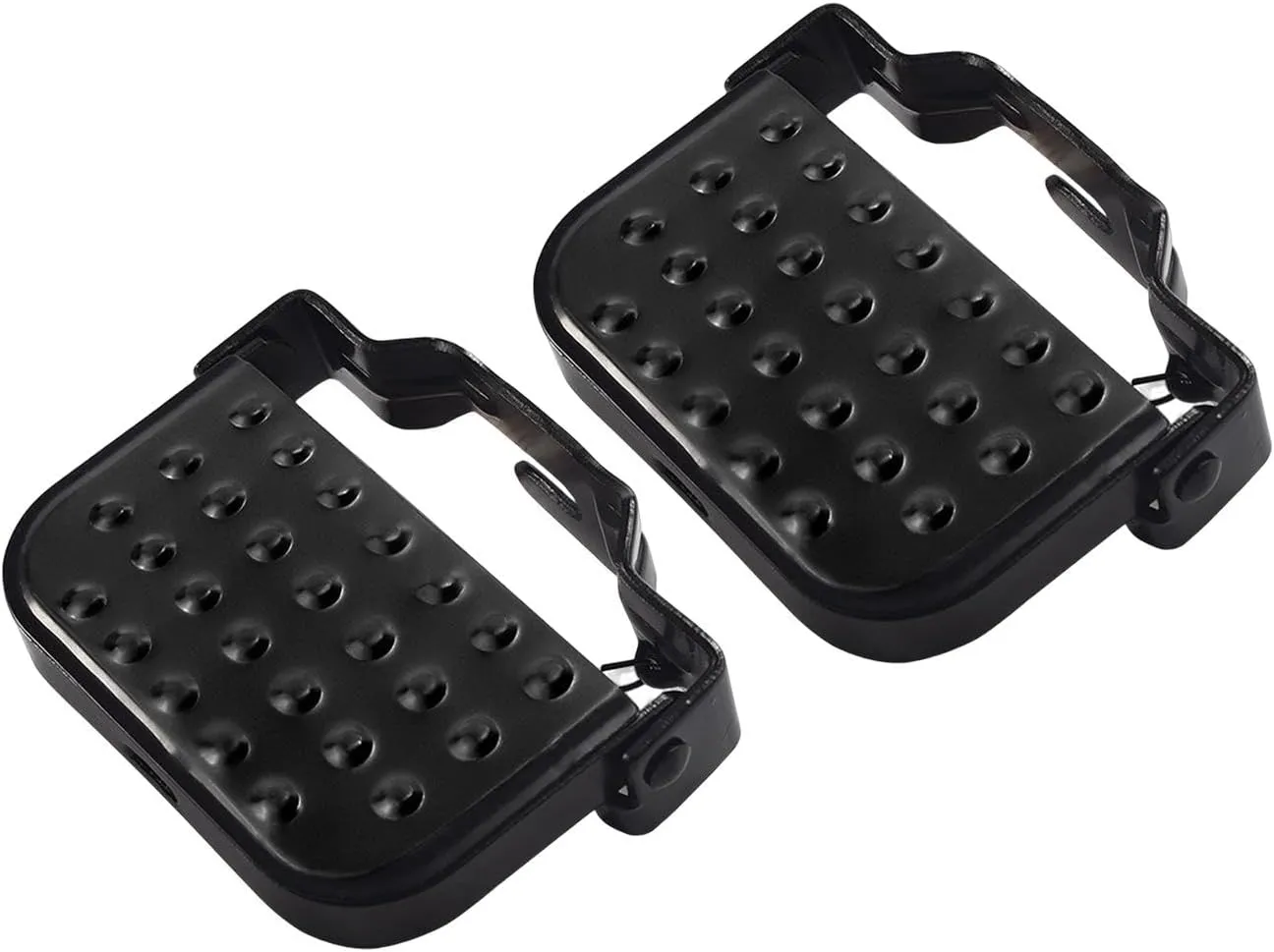 Bike Rear Pedal Cycling Pedals Metal Steel Foot Plates Pedals Foldable Folding