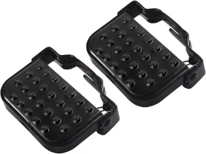Bike Rear Pedal Cycling Pedals Metal Steel Foot Plates Pedals Foldable Folding