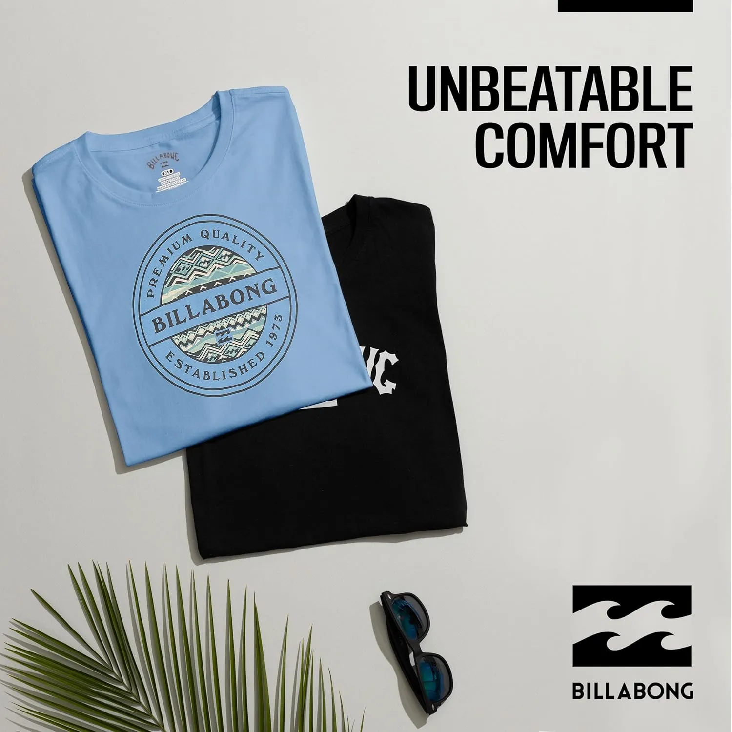 Billabong Big and Tall T-Shirts for Men – 2 Pack Cotton Mens Beach Summer Tees