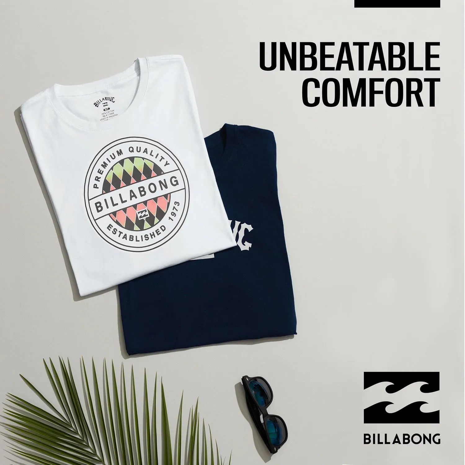 Billabong Big and Tall T-Shirts for Men – 2 Pack Cotton Mens Beach Summer Tees