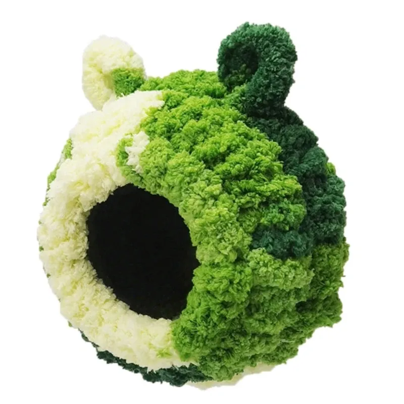 Birds Nest Parrots Plush Nest Hanging Tree House for Small Birds Pet Portable Bird Screw Fixed Nest Perch Bed Bird Toy