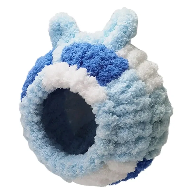 Birds Nest Parrots Plush Nest Hanging Tree House for Small Birds Pet Portable Bird Screw Fixed Nest Perch Bed Bird Toy