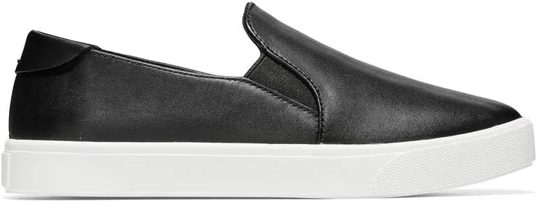 Black Haan Interactive Spectator Slip-On Leather/Optic Exclusive selection Cole 8 GrandPro 2.0 White