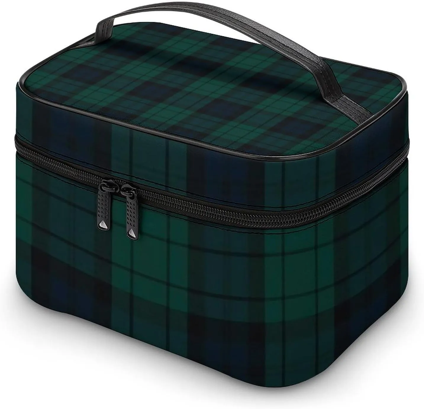 Black Watch Tartan Large Capacity Soft And High-value Practical Makeup And Wash Bag