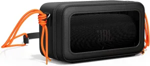 Bluetooth Speaker Universal Case Bag for JBL CHARGE 5/ CHARGE 4/JBL Flip 5 /Flip 6 /Bose SoundLink Flex BolaButty/Anker Soundcore/Soundcore 2/with Adjustable Shoulder Strap (Black)