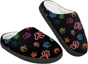 Boys Girls Slippers Plush Warm House Shoes Breathable Kids Flannel Fuzzy Slippers Winter Non Slip Indoor Cotton Shoes US 9-15