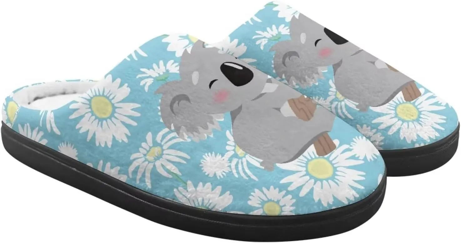 Boys Girls Slippers Plush Warm House Shoes Breathable Kids Flannel Fuzzy Slippers Winter Non Slip Indoor Cotton Shoes US 9-15
