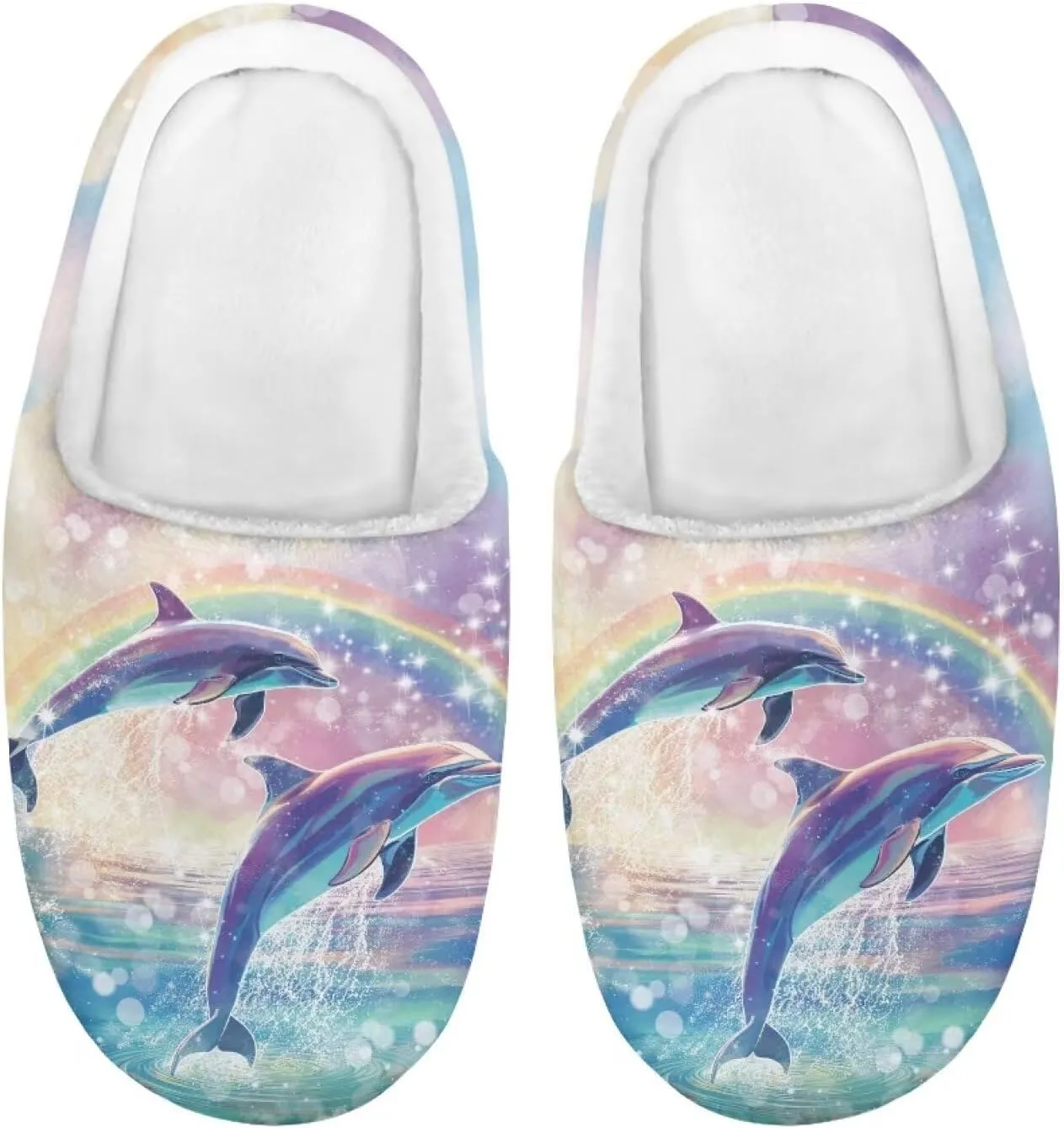 Boys Girls Slippers Plush Warm House Shoes Breathable Kids Flannel Fuzzy Slippers Winter Non Slip Indoor Cotton Shoes US 9-15