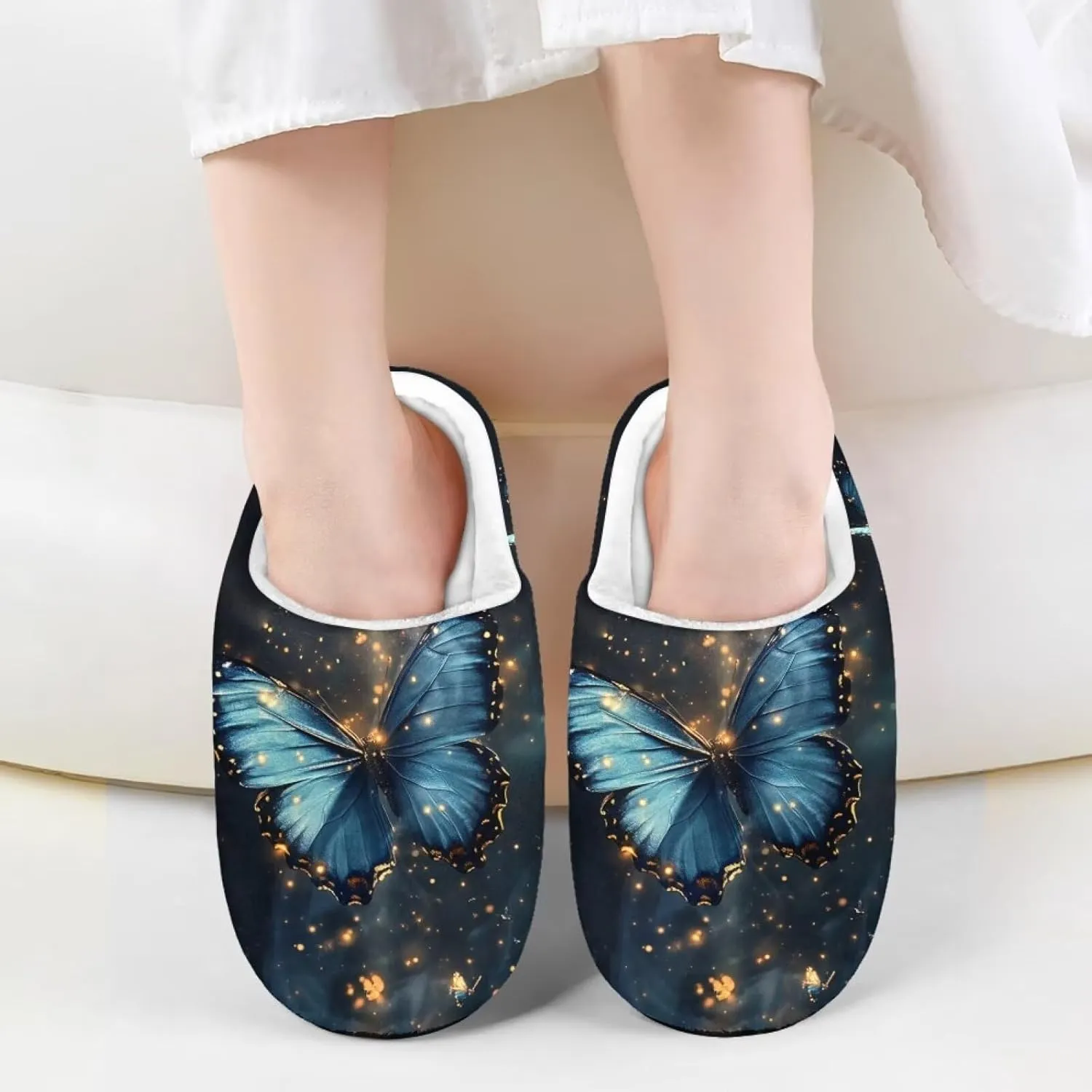 Boys Girls Slippers Plush Warm House Shoes Breathable Kids Flannel Fuzzy Slippers Winter Non Slip Indoor Cotton Shoes US 9-15