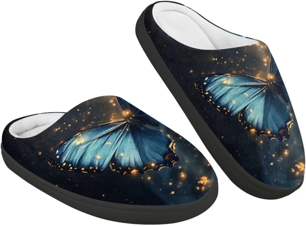 Boys Girls Slippers Plush Warm House Shoes Breathable Kids Flannel Fuzzy Slippers Winter Non Slip Indoor Cotton Shoes US 9-15