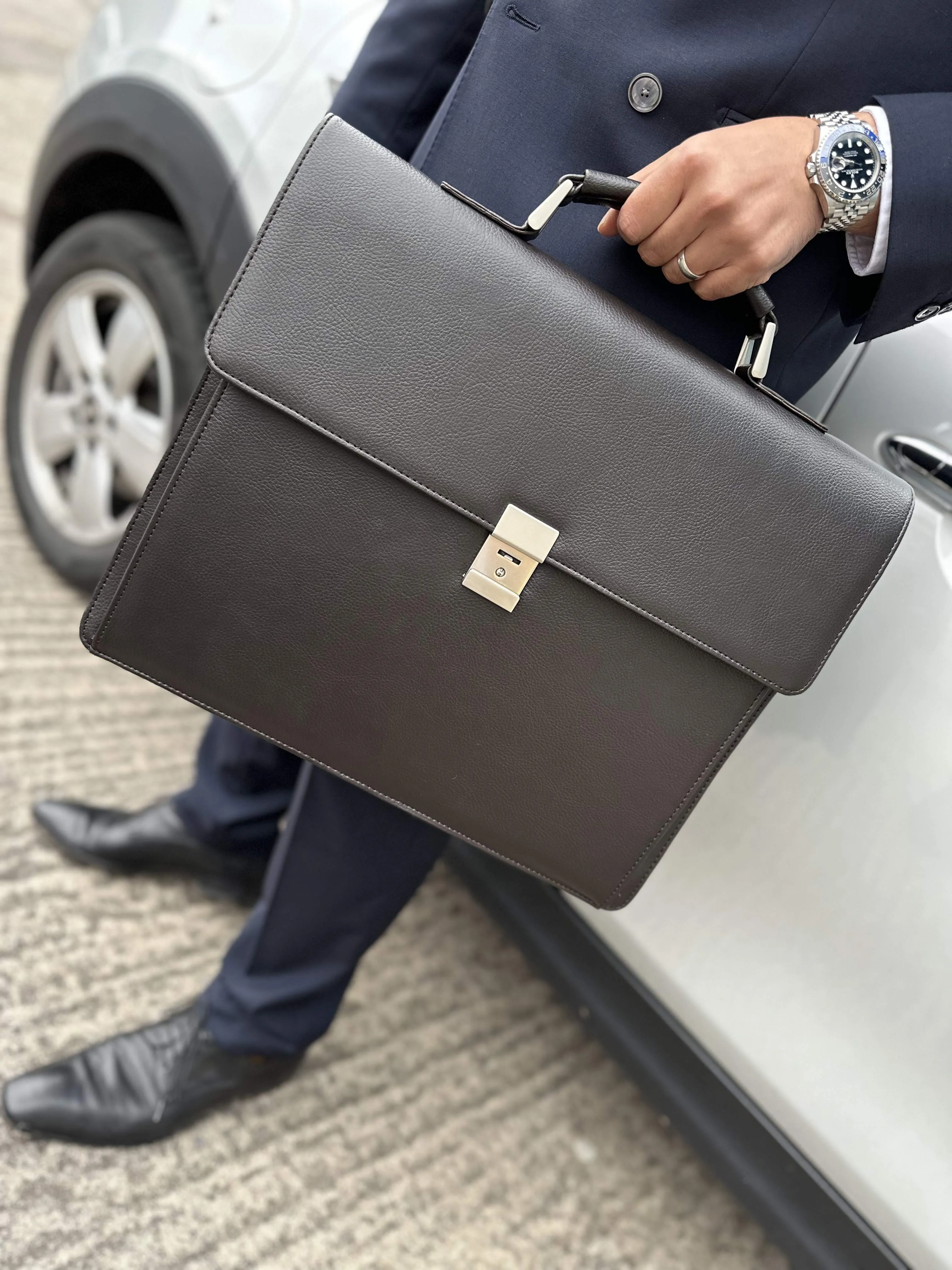 BriefCase | Brown Best-price offer Trustworthy transactions Laptop Leather Bag