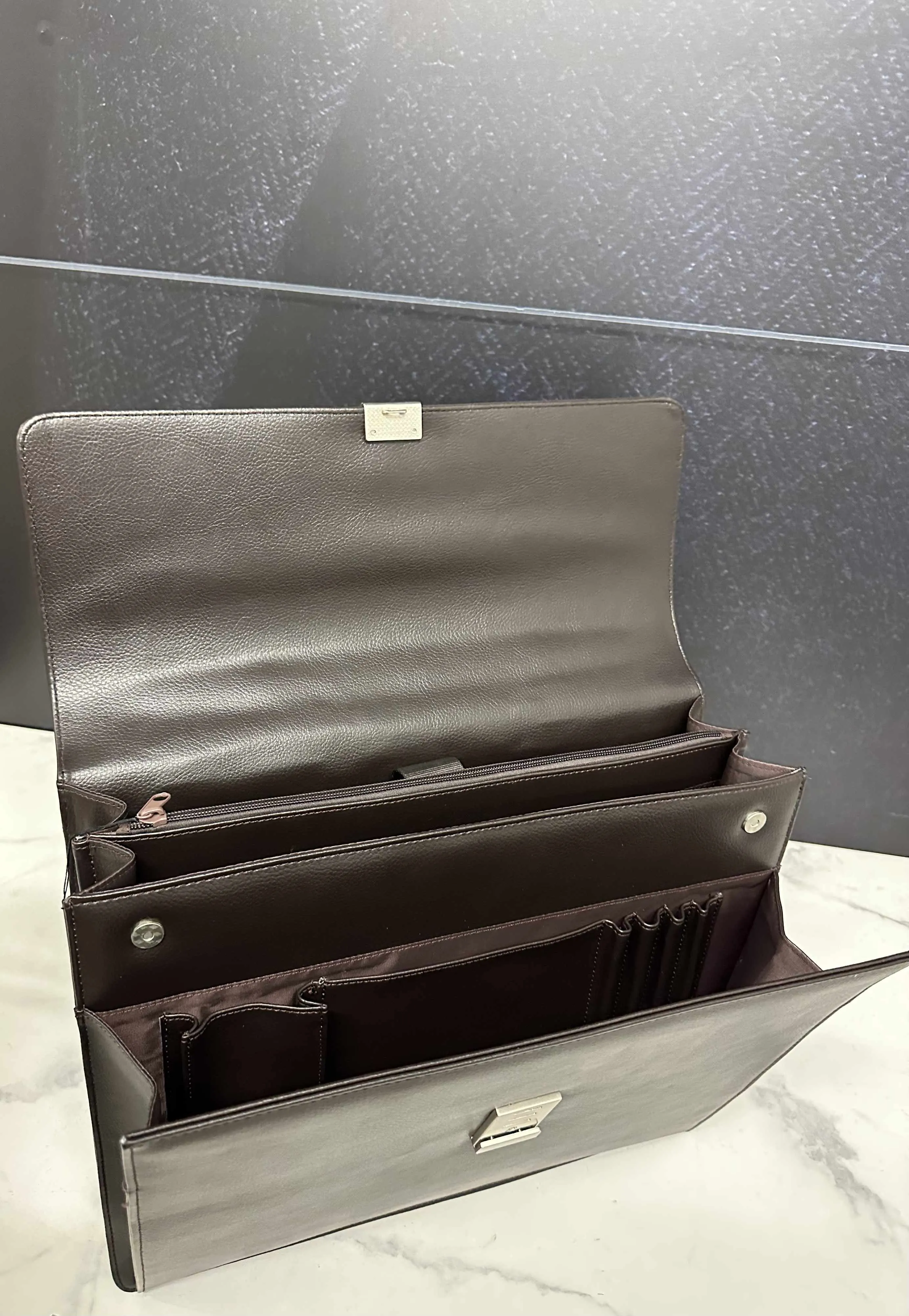 BriefCase | Brown Best-price offer Trustworthy transactions Laptop Leather Bag