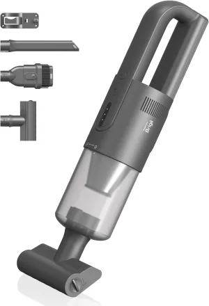 Brigii Pet Hair Vacuum with Anti-Tangle Hair Tool, Cordless Stairs Vacuum, 14KPa Handheld Vacuum with BRUSHLESS DC Motor, Triple Air Filtration System, USB-C Rechargeable H5-Wall Mount