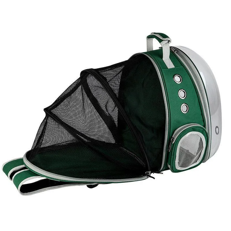 Bubble Pet Sightseeing Backpack: Portable And Stylish Carrier For Small Animals