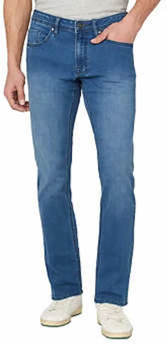 Buffalo David Bitton Men's Axel Super Soft Slim Stretch 5 Pocket Denim Jean (as1, Waist_Inseam, Numeric_32, Numeric_32, Regular, Regular, Blue)