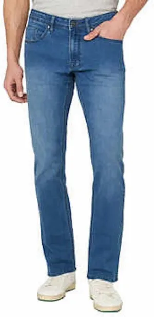 Buffalo David Bitton Men's Axel Super Soft Slim Stretch 5 Pocket Denim Jean (as1, Waist_Inseam, Numeric_32, Numeric_32, Regular, Regular, Blue)