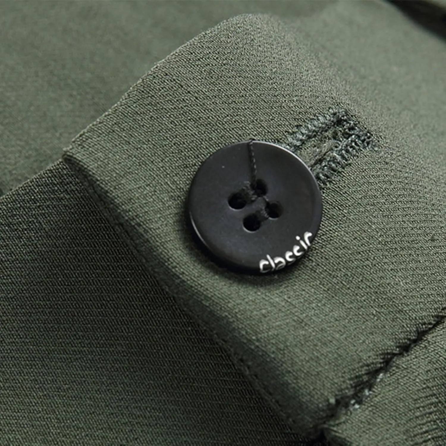 Business Casual Pants for Men Slim Fit Buttoned Multi-Pocket Straight Leg Hiking Pants Straight Work Cargo Pants