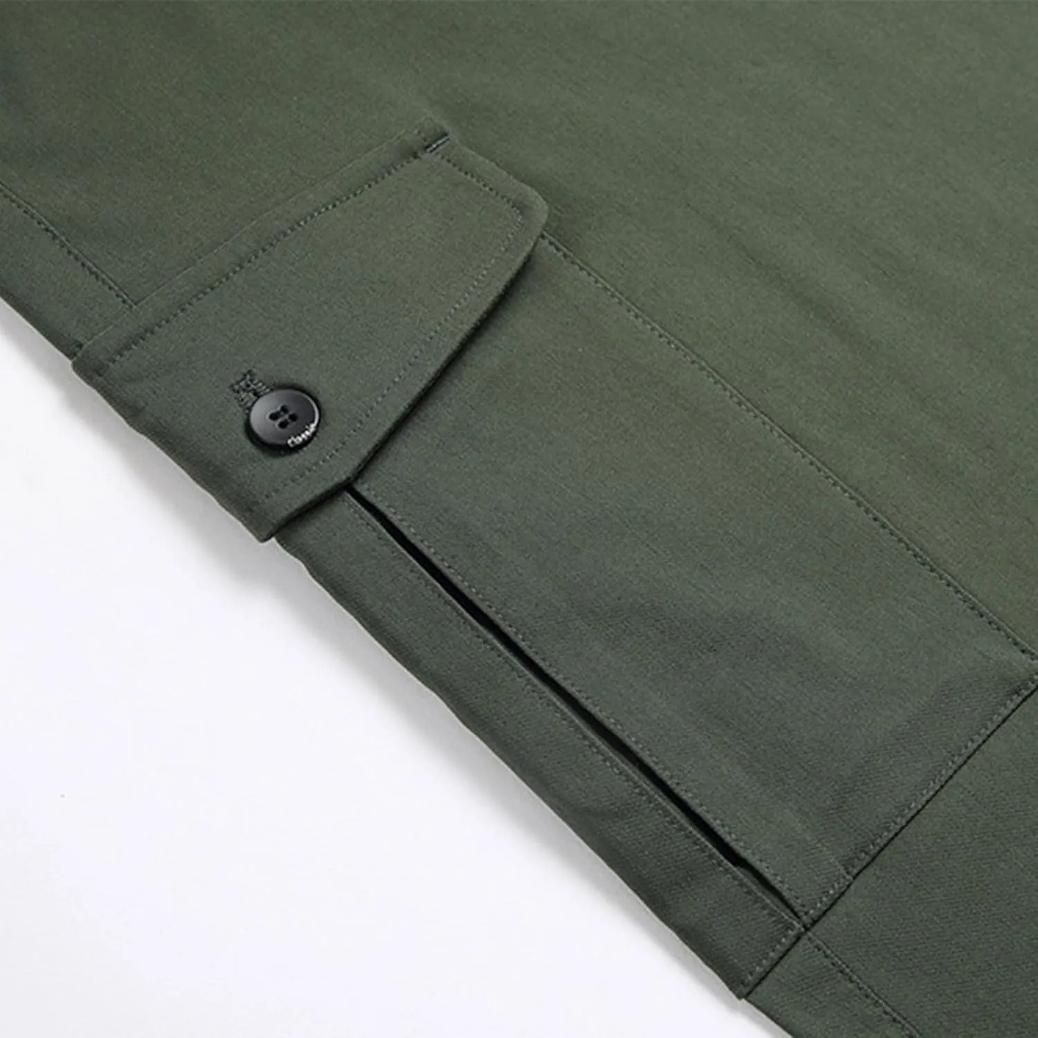 Business Casual Pants for Men Slim Fit Buttoned Multi-Pocket Straight Leg Hiking Pants Straight Work Cargo Pants