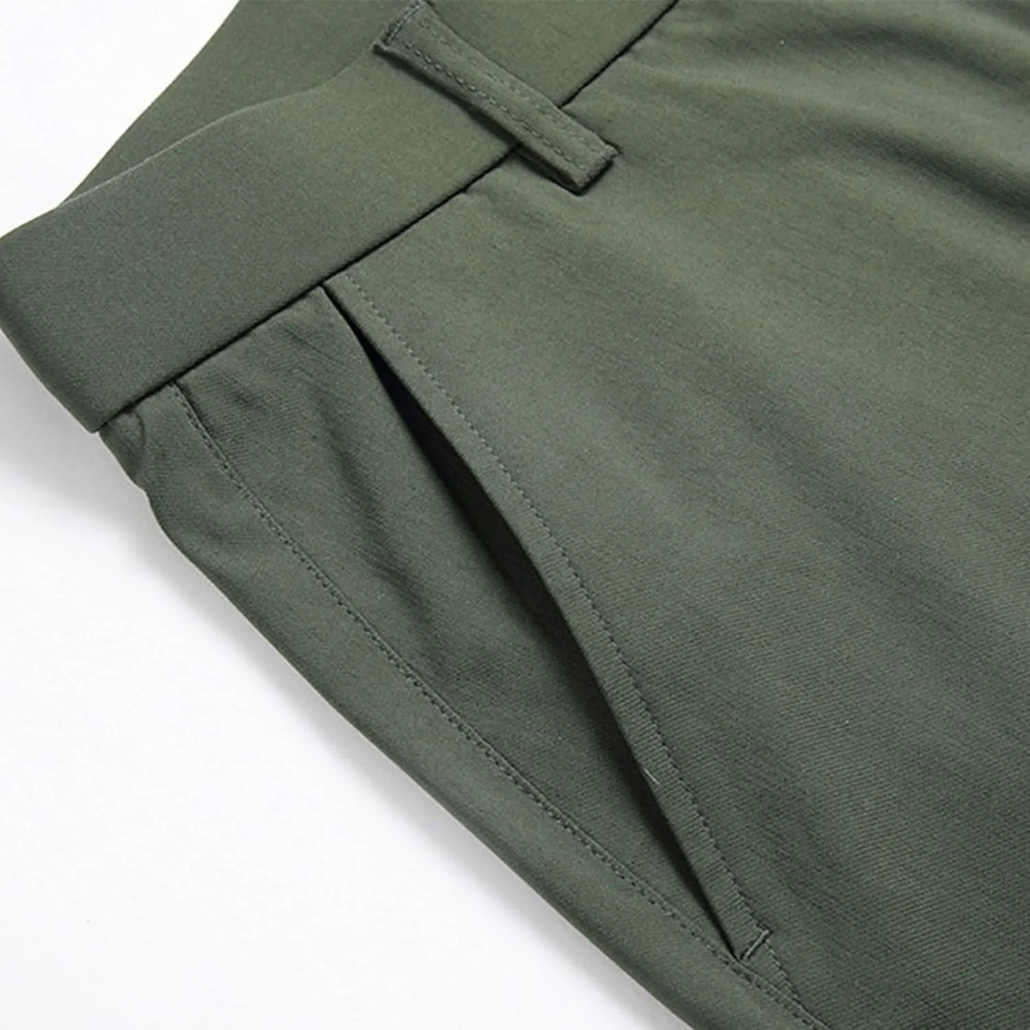 Business Casual Pants for Men Slim Fit Buttoned Multi-Pocket Straight Leg Hiking Pants Straight Work Cargo Pants