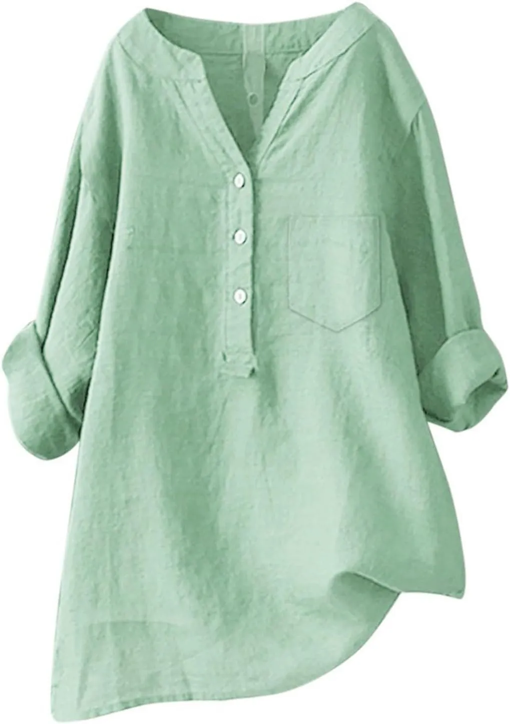 Button Down Shirts for Women Collar Button Cotton Long Sleeved Shirt Blouse Womens Button Down Blouse Button Up